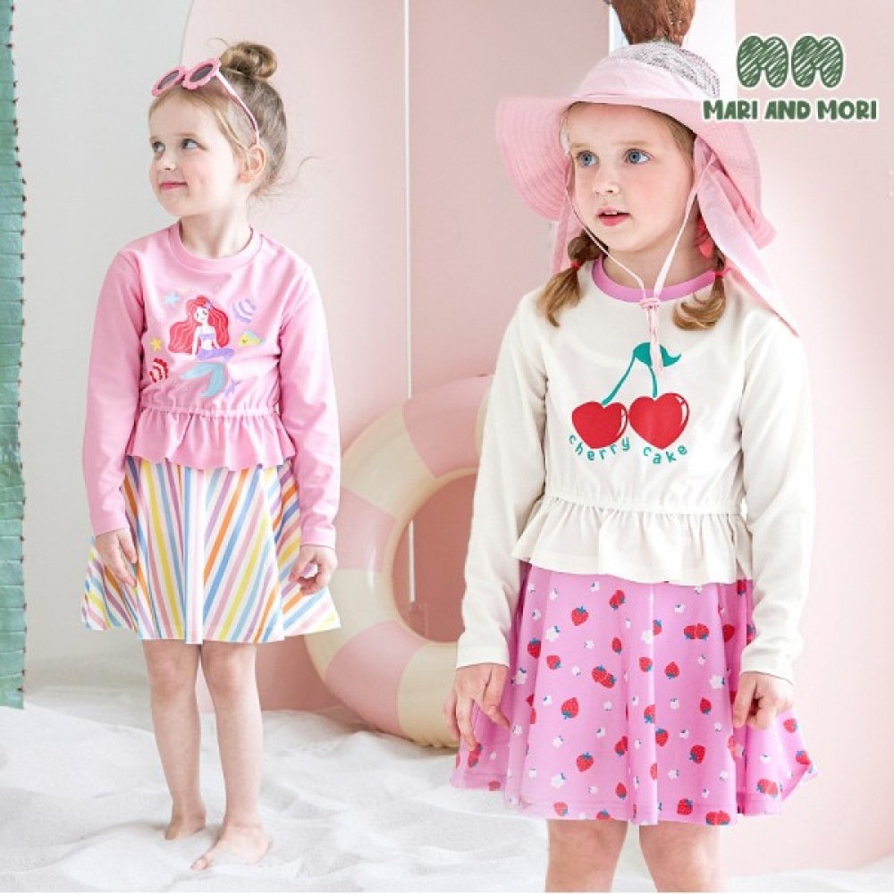 [ウォルトンキッズ] マリーラッシュガード水着