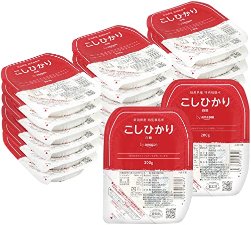 パックご飯 新潟県産こしひかり 200g×20個(白米) 特別栽培米