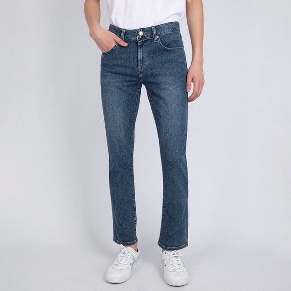 メンズジーンズ低温オンスクロップストレートミディアムブルーMN2D6094