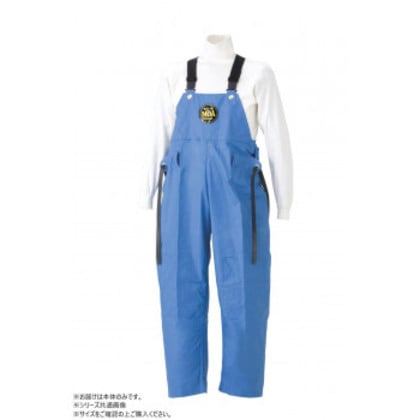 スミクラ レインウェア マリン胸付ズボン ブルー M G-229