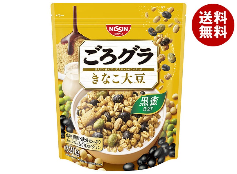 日清シスコ ごろグラ きなこ大豆 320g×8袋入×(2ケース)