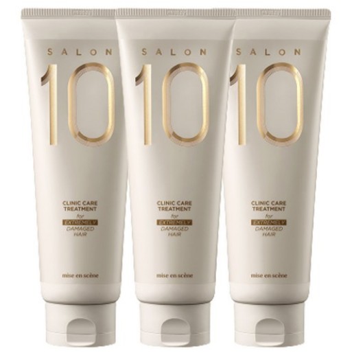 サロン10 ヘアトリートメント 極ダメージヘア用 250ml x 3個 (鎮静/弾力/保湿/栄養供給/活力/しわ防止) 5,545円