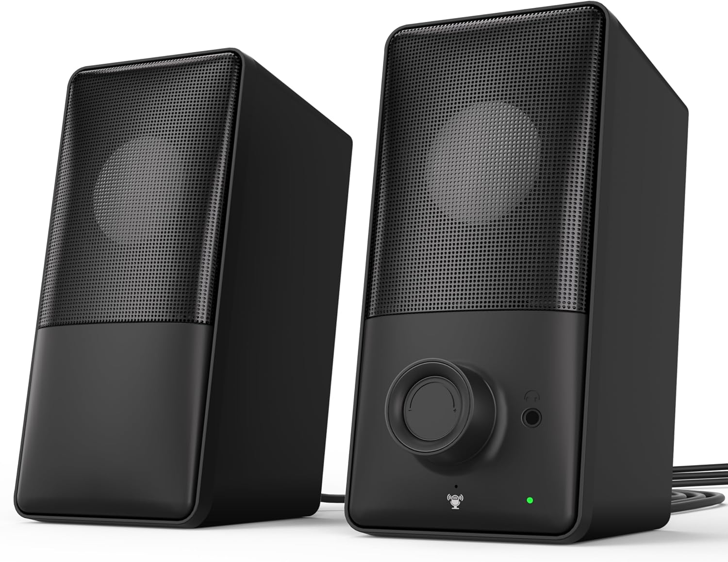 【業界初 15後傾式スピーカー＆最新Bluetooth5.4対応】 kstime PCスピーカー バスレフ低音強化 ゲーミングスピーカー Hi-Fiステレオ 有線・無線接続対応 USB給電 AUX対応