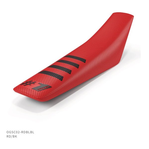 #1GRIPPER RIBBED-RD/BK レッド/ブラック OGSC02-RDBLBL