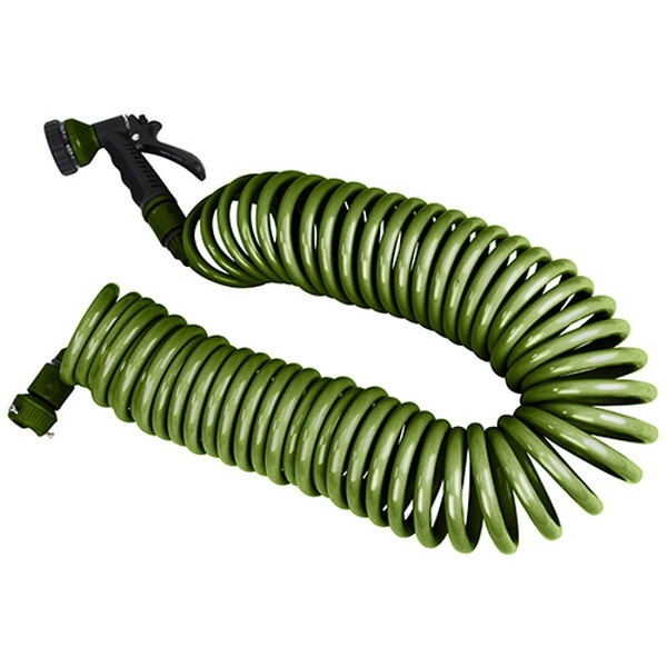 セフティー3 コイルホース 15M SCH-15OL オリーブ