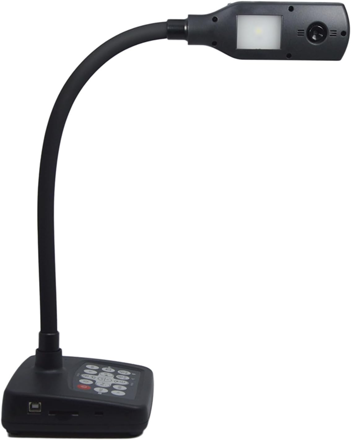 書画カメラ 実物投影機 PCレス機能 教材提示装置 光学16倍 30fps動画 内蔵マイク LED照明 オートフォーカス HDMI/VGA/USB出力 コンパクト 18,178円