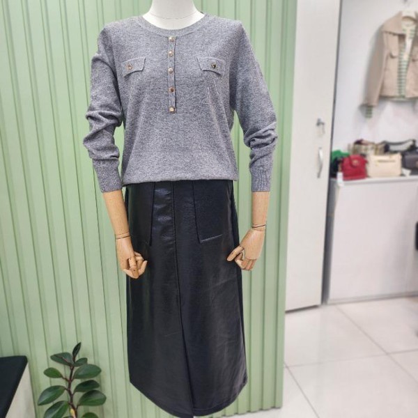 アラウンド23 DP01 ワッフル ニット A33w1sw18