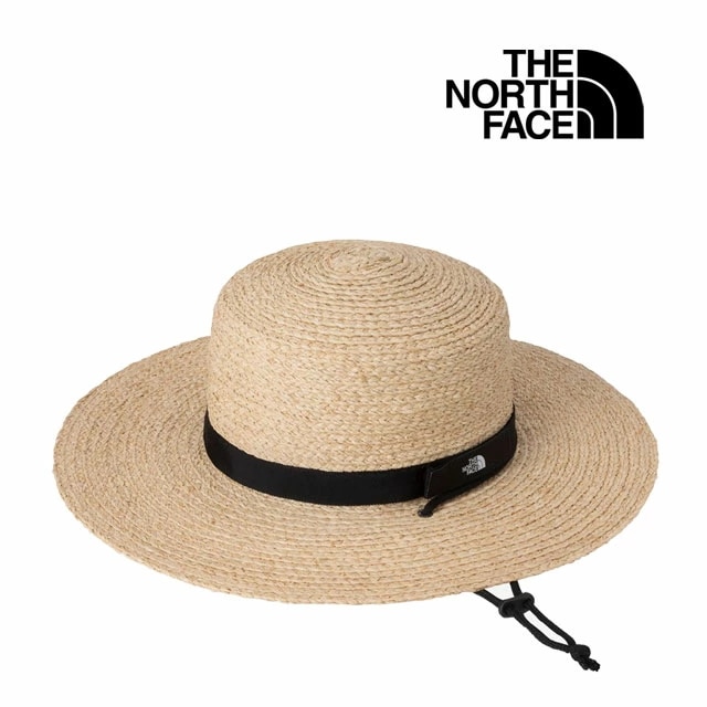ザ・ノース・フェイス 帽子 レディース NNW02441 ラフィアブレイドハット 麦わら帽子 ストローハット 婦人 アウトドア キャンプ 海 川 紫外線対策 日よけ あご紐 アパレル ラフィア素材 ラ