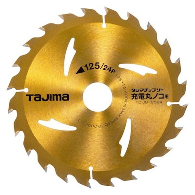 他サイト： TJMデザイン　タジマ タジマチップソー 充電丸鋸用 125-24P　TC-JM12524の商品画像