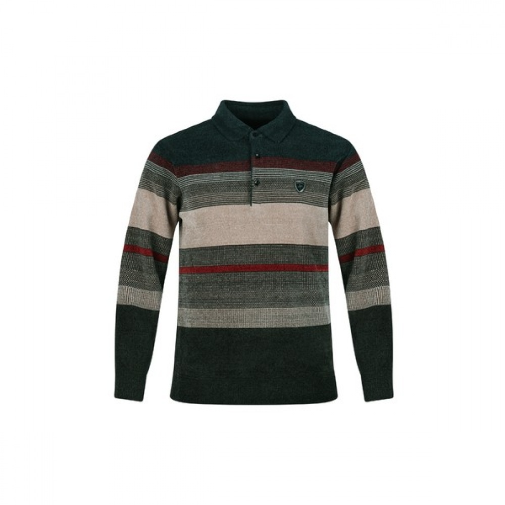 (ラックスゴルフ) ラックスゴルフジャンピールメンズマルチカラー起毛長袖ニットセーター JP4W422