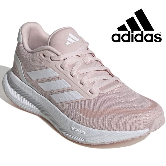アディダス ランニングシューズ スニーカー レディース IE0528 ランファルコン 5 W ローカット トレーニングシューズ サンディーピンク/フットウェアホワイト
