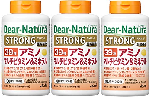 ディアナチュラ ストロング39アミノ マルチビタミン&ミネラル 100日分(300g)3本