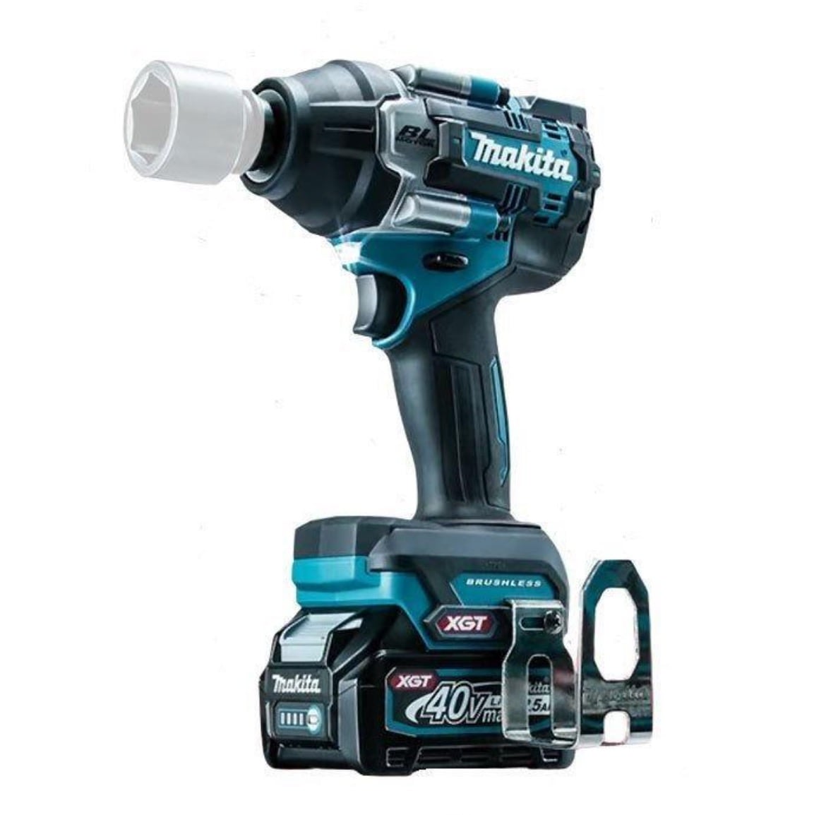 マキタ 40V 充電式インパクトレンチ TW007GRDX 角ドライブ12.7mm 2.5Ahバッテリ2個・充電器・ケース付