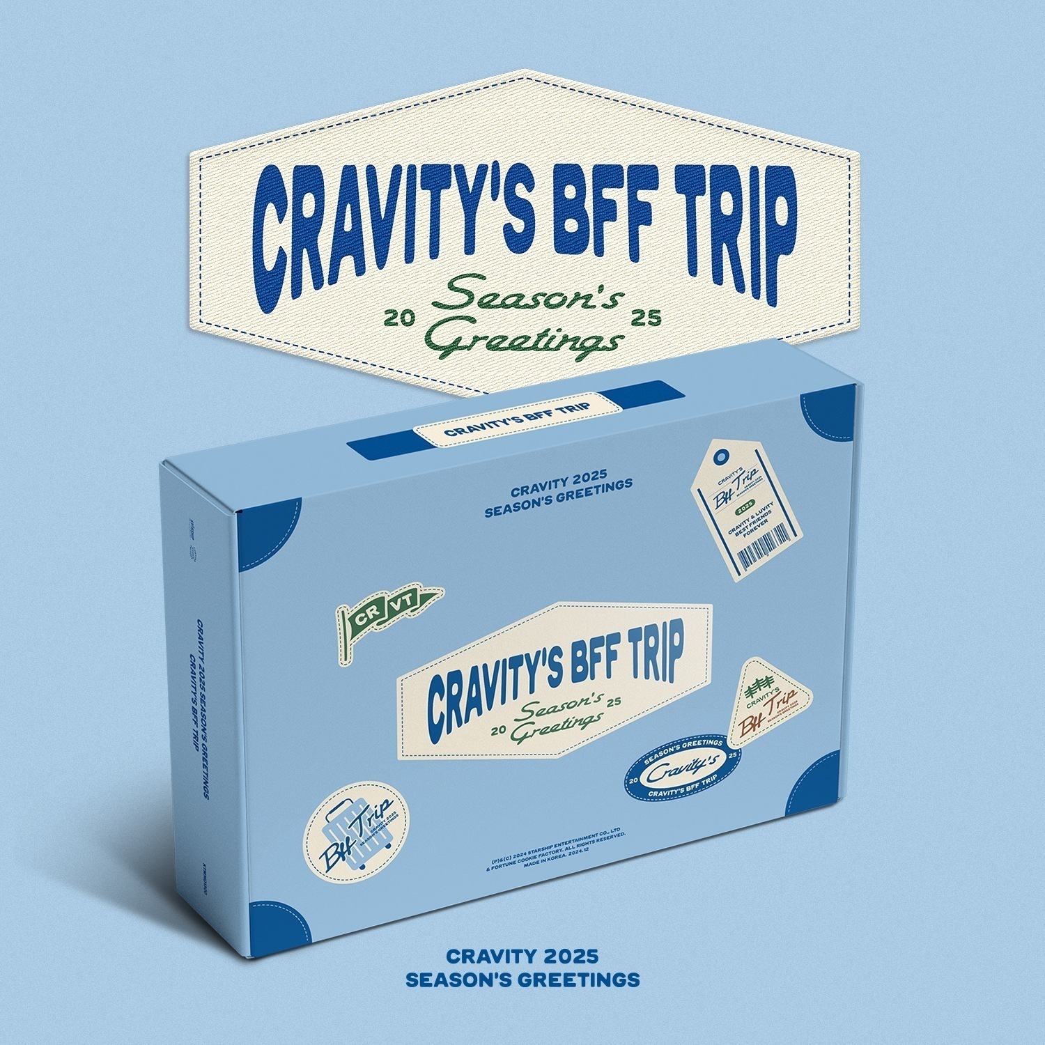[MEGA] 【STARSHIP特典】 CRAVITY 2025 Seasons Greetings [CRAVITY’S BFF TRIP] シーグリ シーズングリーティング 公式カレンダ