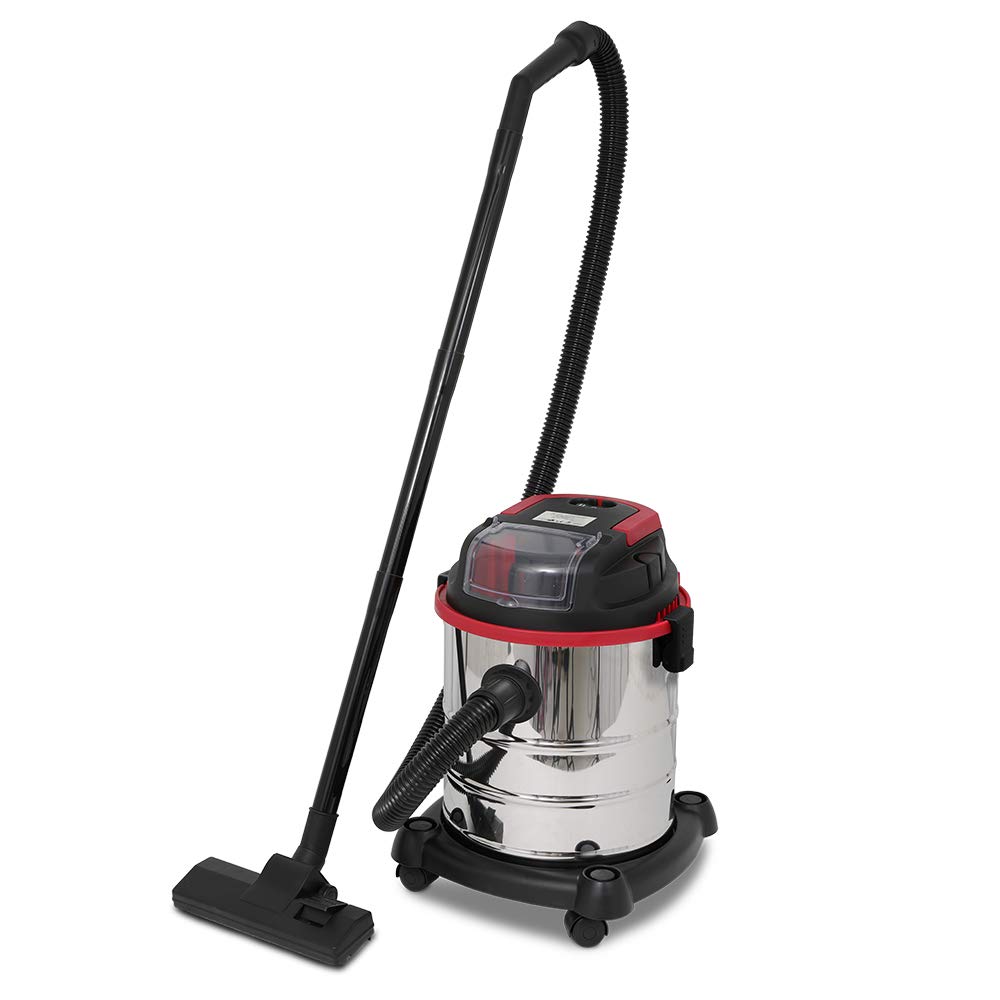 HAIGE(ハイガー) 充電式掃除機 コードレス バッテリー式 業務用掃除機 バキュームクリーナー 乾湿両用 20L 200W HG-RL195-W200-20