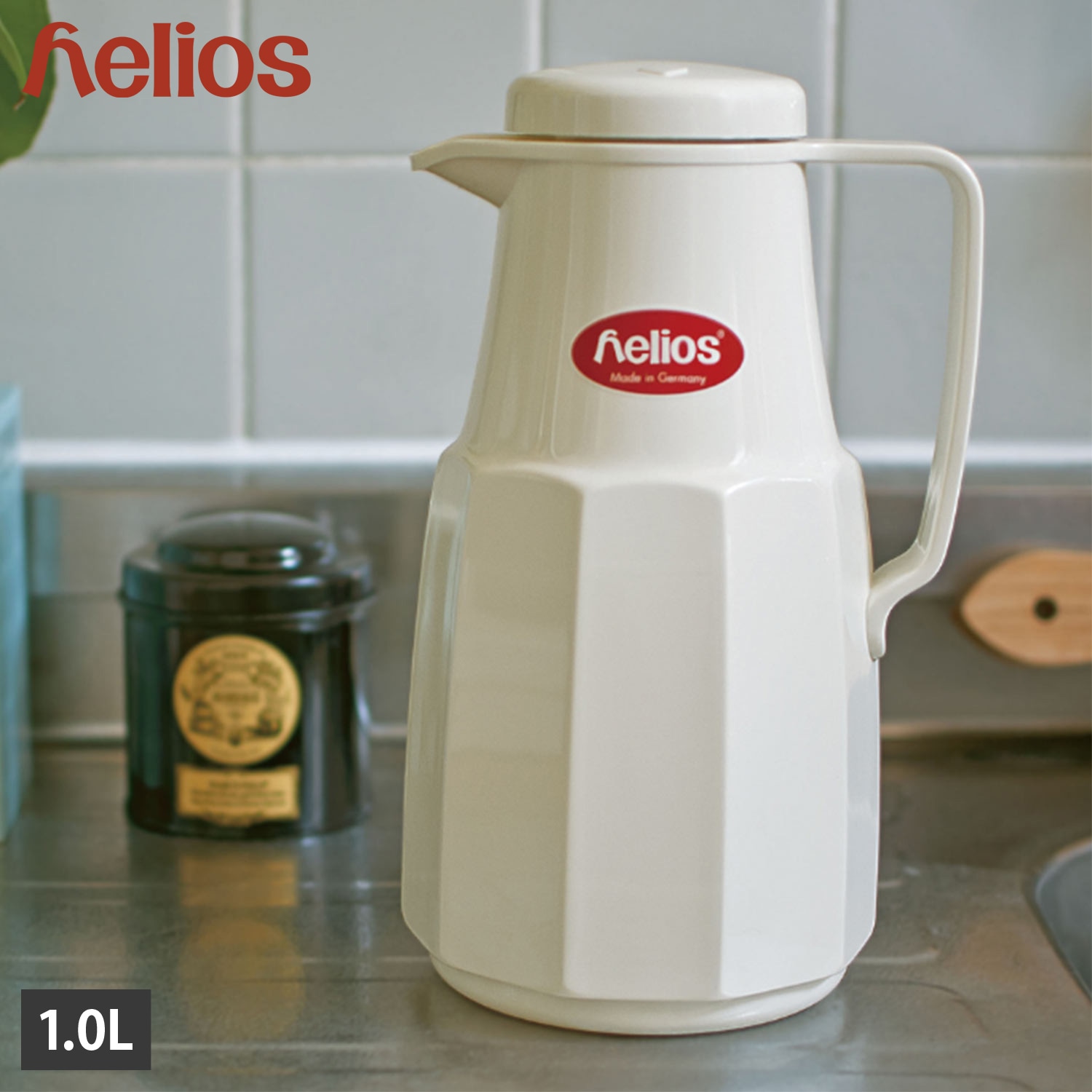 魔法瓶ポット 卓上魔法瓶 保温ポット ベーシック 1L 保温 保冷 ガラス BASIC 5609011