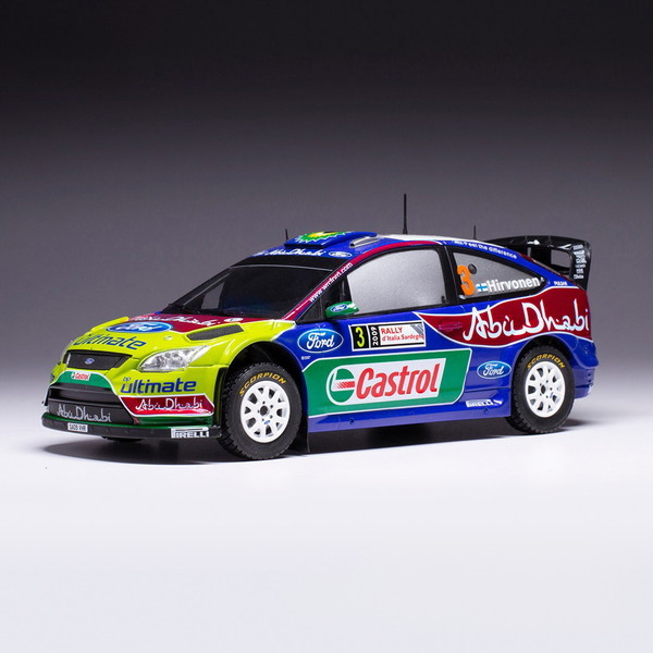イクソモデル フォード フォーカス RS WRC 2009年サルデーニャラリー #3 M.Hirvonen/J.Lehtinen 24RAL027B