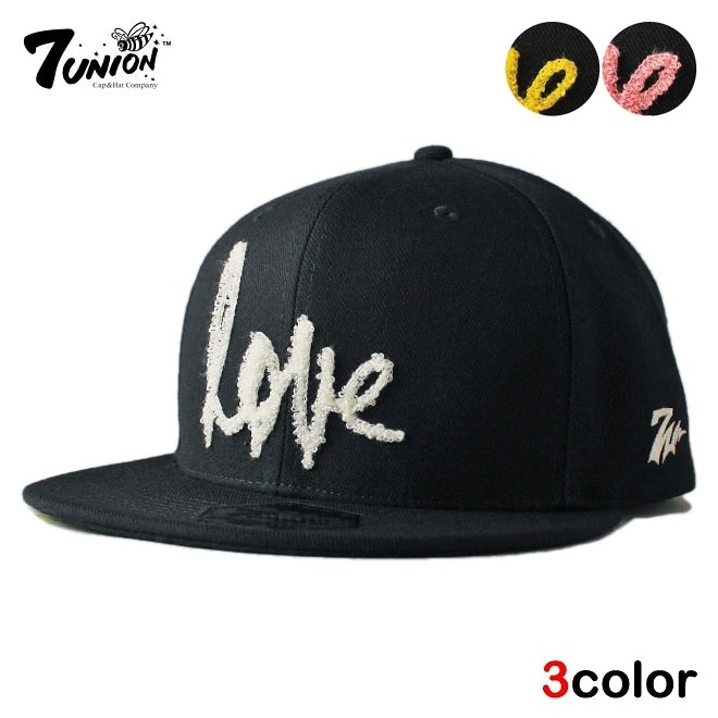 セブンユニオン スナップバックキャップ 帽子 メンズ レディース フリーサイズ