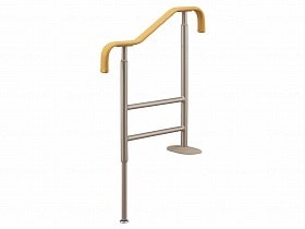 アロン化成 上がりかまち用手すりS-650 ベージュ F 531016