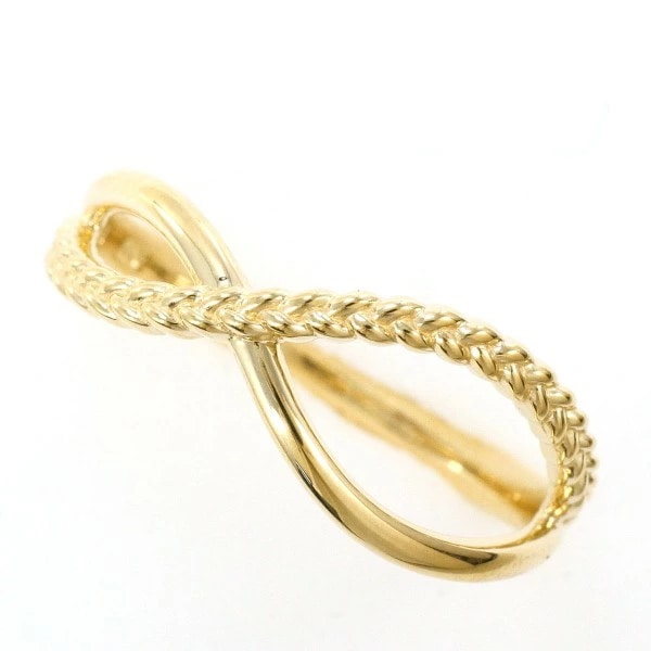 K10 10金 YG イエローゴールド リング 指輪 13号 総重量約1.9g ジュエリー 中古