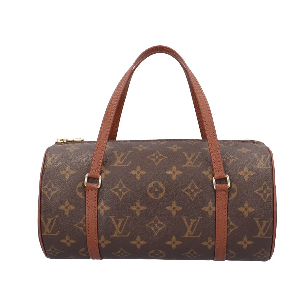 ルイヴィトン パピヨン26 モノグラム ハンドバッグ モノグラムキャンバス M51366 ブラウン LOUIS VUITTON 中古