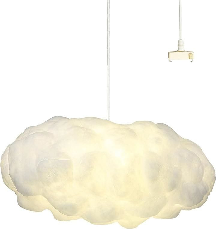 千飾 ペンダントライト 雲の形の吊り下げ照明 北欧 E26 ハンギングライト ベッドサイドランプ インテリア照明 店舗照明 食卓 居間 ダイニング(PNL-0691)