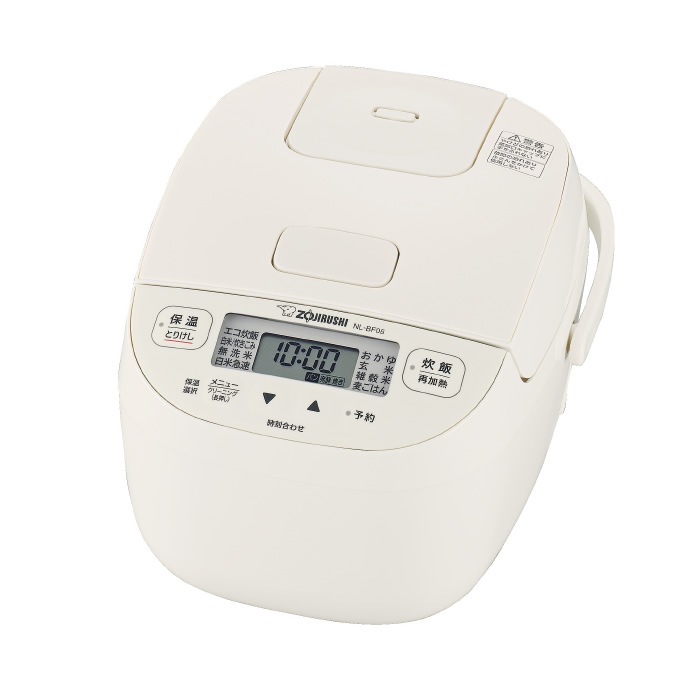3合炊き 炊飯器 マイコン炊飯ジャー NL-BF05-WZ ソフトホワイト