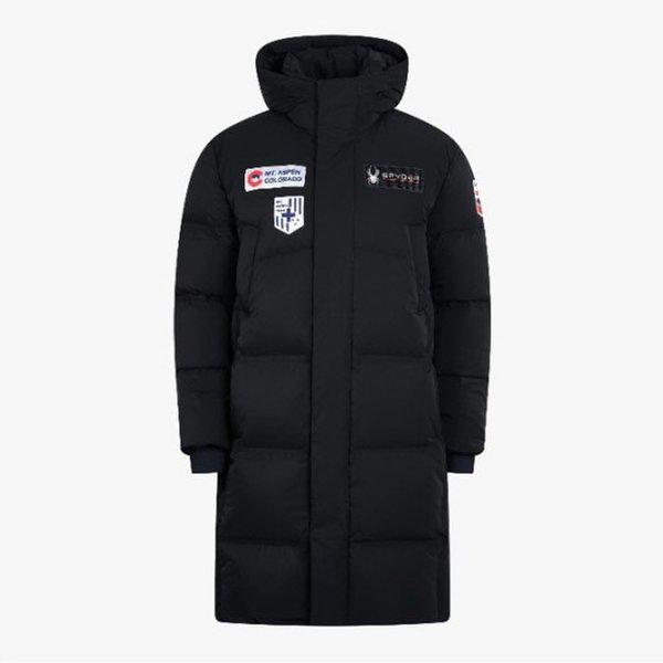 パディングダウンジャケット PQF SPJWCNDJ305M-BLK パトロールロングダウン