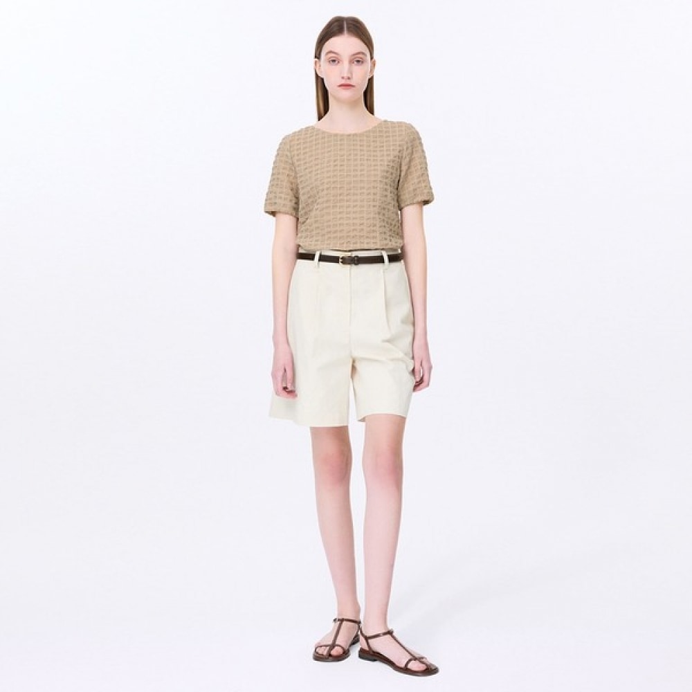 [シーズミス] スクエアパターンブラウス_swwblp22060