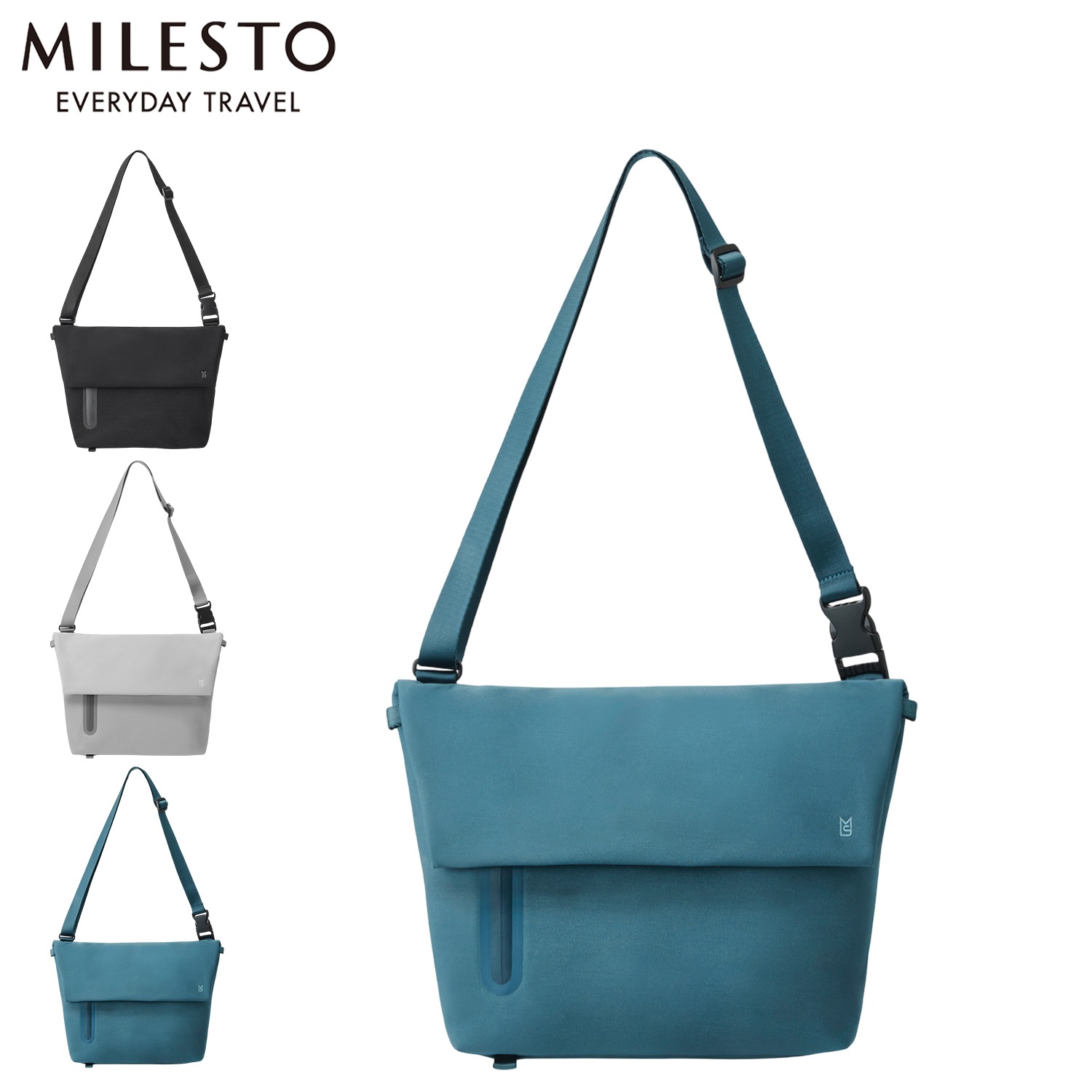 ショルダーバッグ リキッド メンズ レディース 8L 斜めがけ Lサイズ 耐水 LIKID MLS946