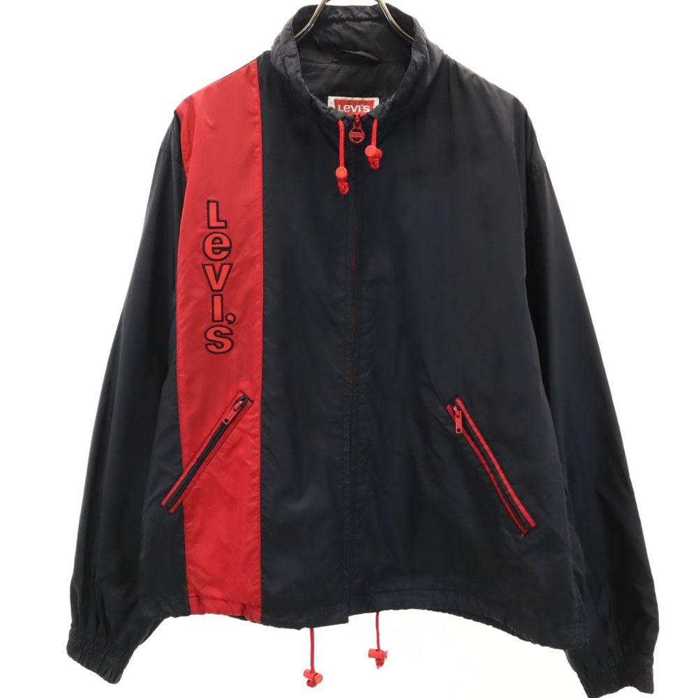 90s オールド 長袖 ナイロンジャケット M ブラック系 メンズ