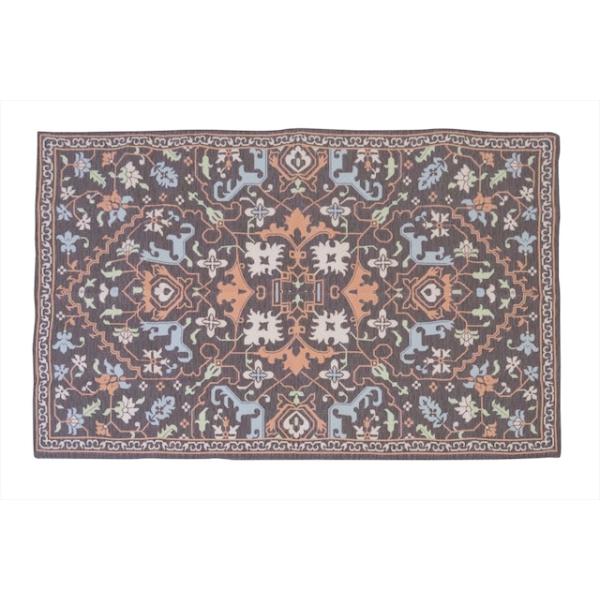 キリム調のアンティークなラグ 130190cm 北欧 ナチュラル センターラグ 敷物 リビング