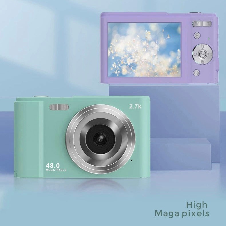 2024新品 デジカメ デジタルカメラ 小型 4400万画素 高画質 1080P録画 16倍ズーム 2.4インチIPS画面 自撮り可 電子手振れ補正 電子手振れ補正 多機能