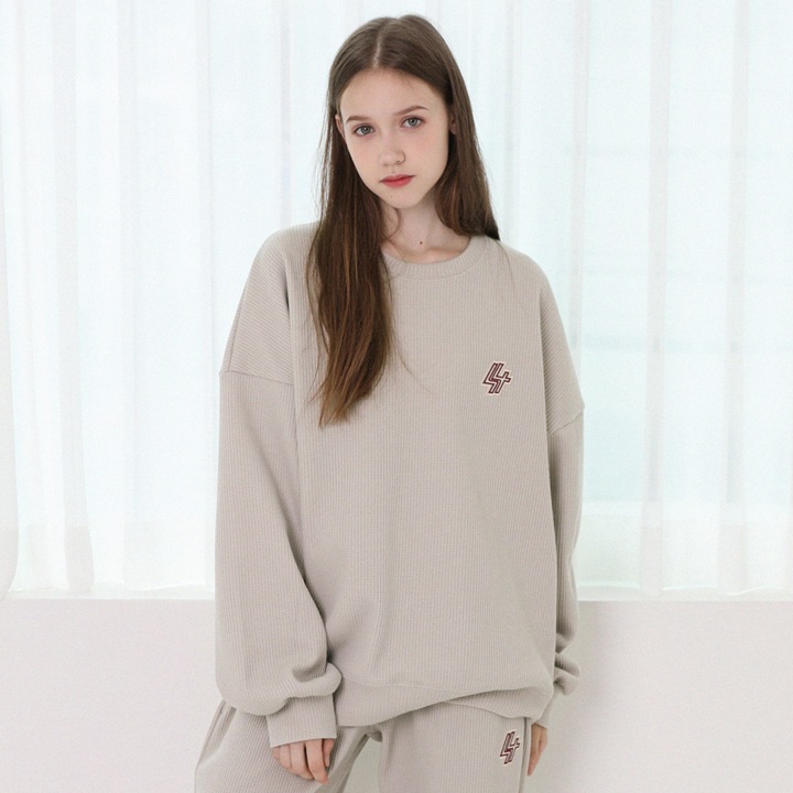 [UNISEX] KNIT WAFFLE MTM_BEIGE