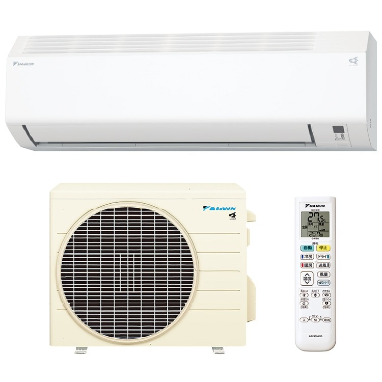 エアコン おもに8畳 2024年モデル Eシリーズ ホワイト 冷暖房 除湿 ストリーマ 単相100V S254ATES-W