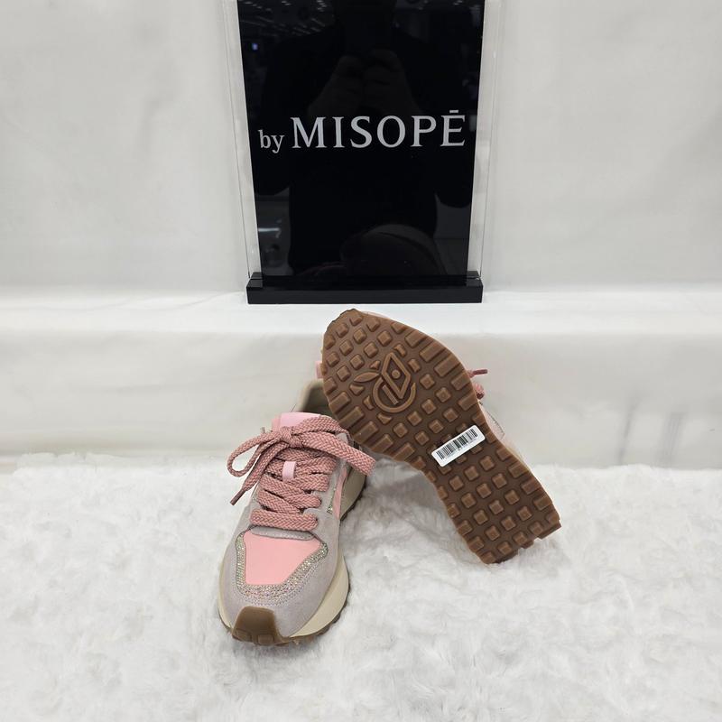 By 女性ホットフィックス トレイル スニーカー 112HT430SF011 PINK 4 JJ