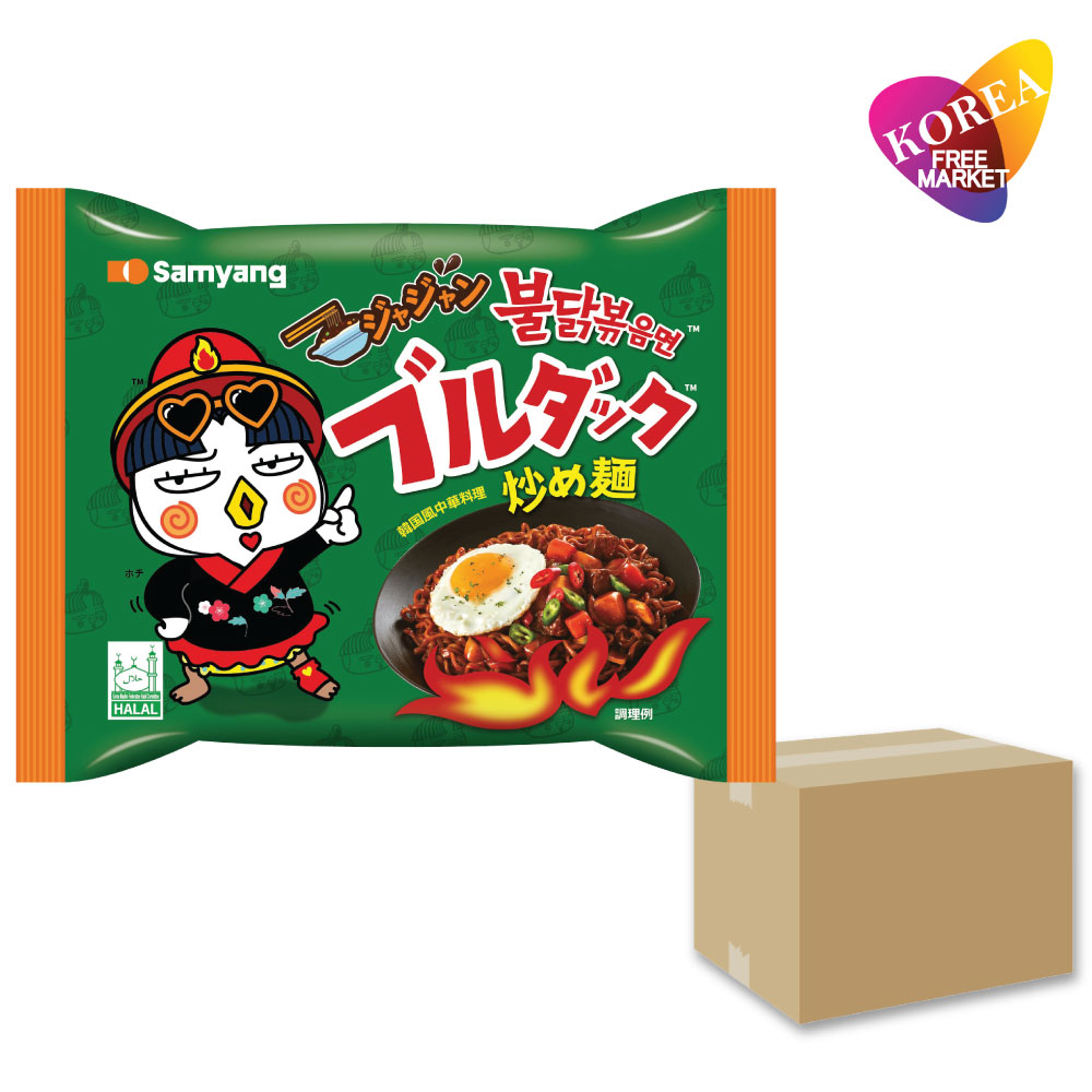 ジャジャンブルダック炒め麺 40袋セット 140g / 韓国ラーメン 激辛 火鶏