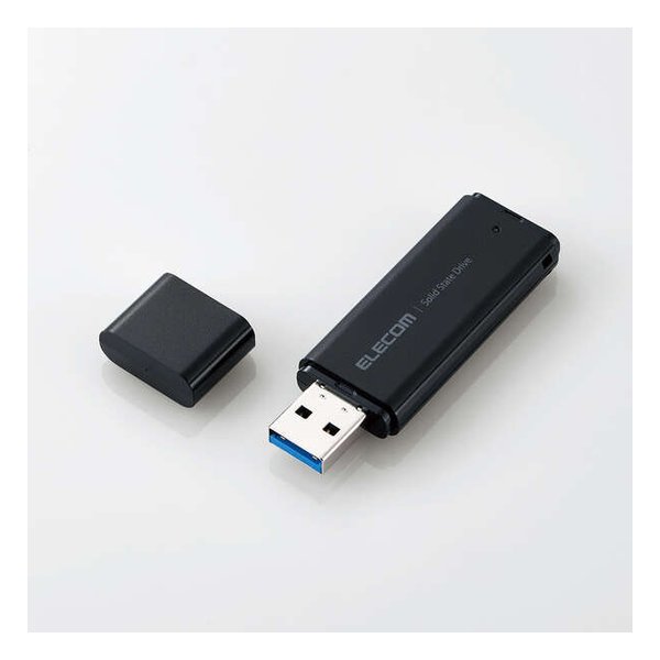 外付けポータブルSSD キャップ式 250GB ブラック ESD-EMC0250GBK