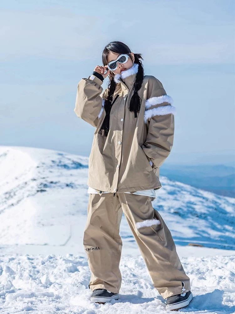 スノーボードウェア 上下セット レディース メンズ 防水20000mm スキーウェア スノボウェア ジャケット アウター パーカー ロングパンツ 男女兼用 韓国風 防水 防寒防雪保温防風通気A119
