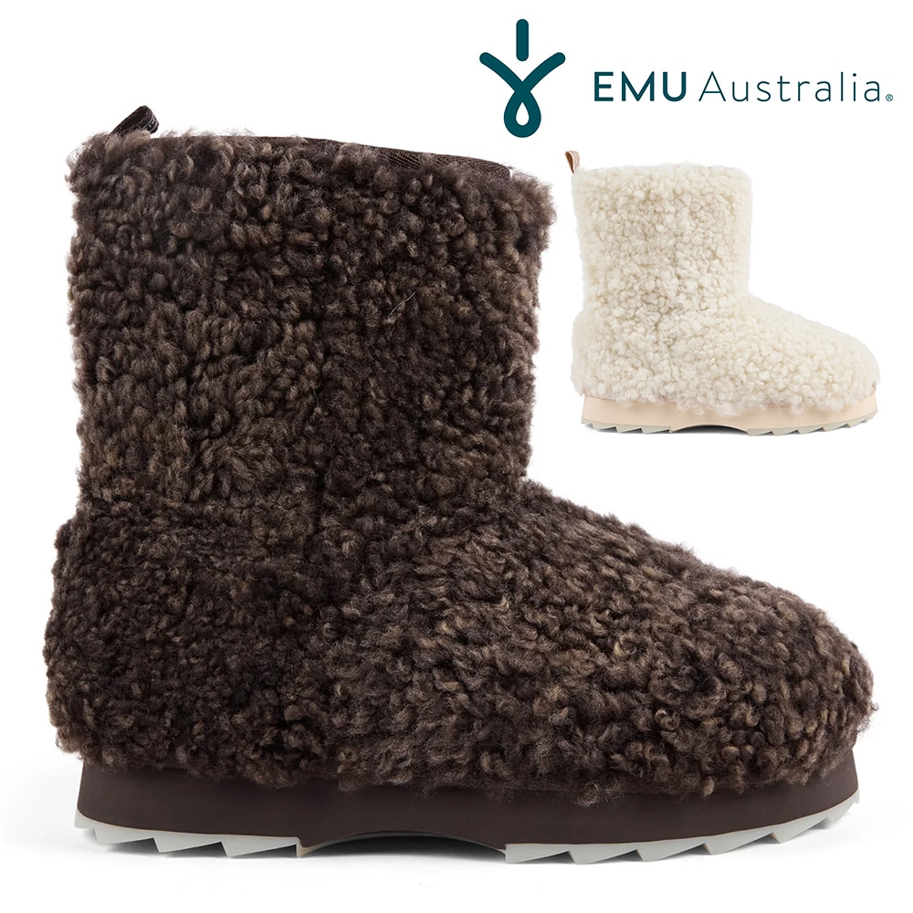 EMU Australia ムートンブーツ レディース W13200 エミュ オーストラリア 2025秋冬 SHARKY LO TEDDY シープスキン