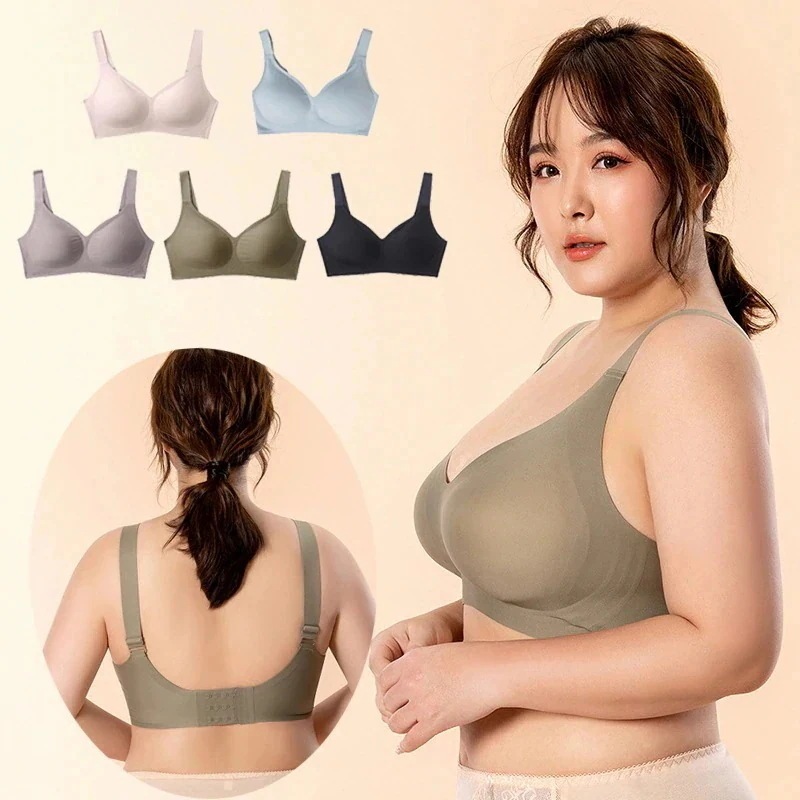 【急速出荷!】ほとんどの人は 2枚組 シームレスブラ レディース 下着 ノンワイヤー ブラジャー 大きいサイズ 70E-100D 脇肉補正 インナー ナイトブラ パッド付きラッキーボックス