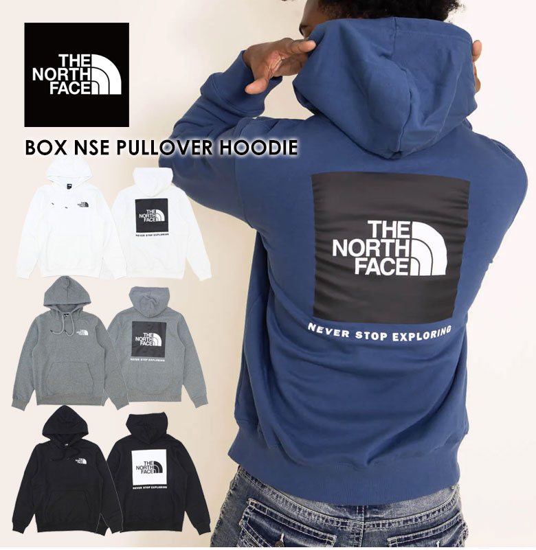 BOX NSE PULLOVER HOODIE NF0A7UNS フーディー ロゴ ブラック グレー メンズ レディース
