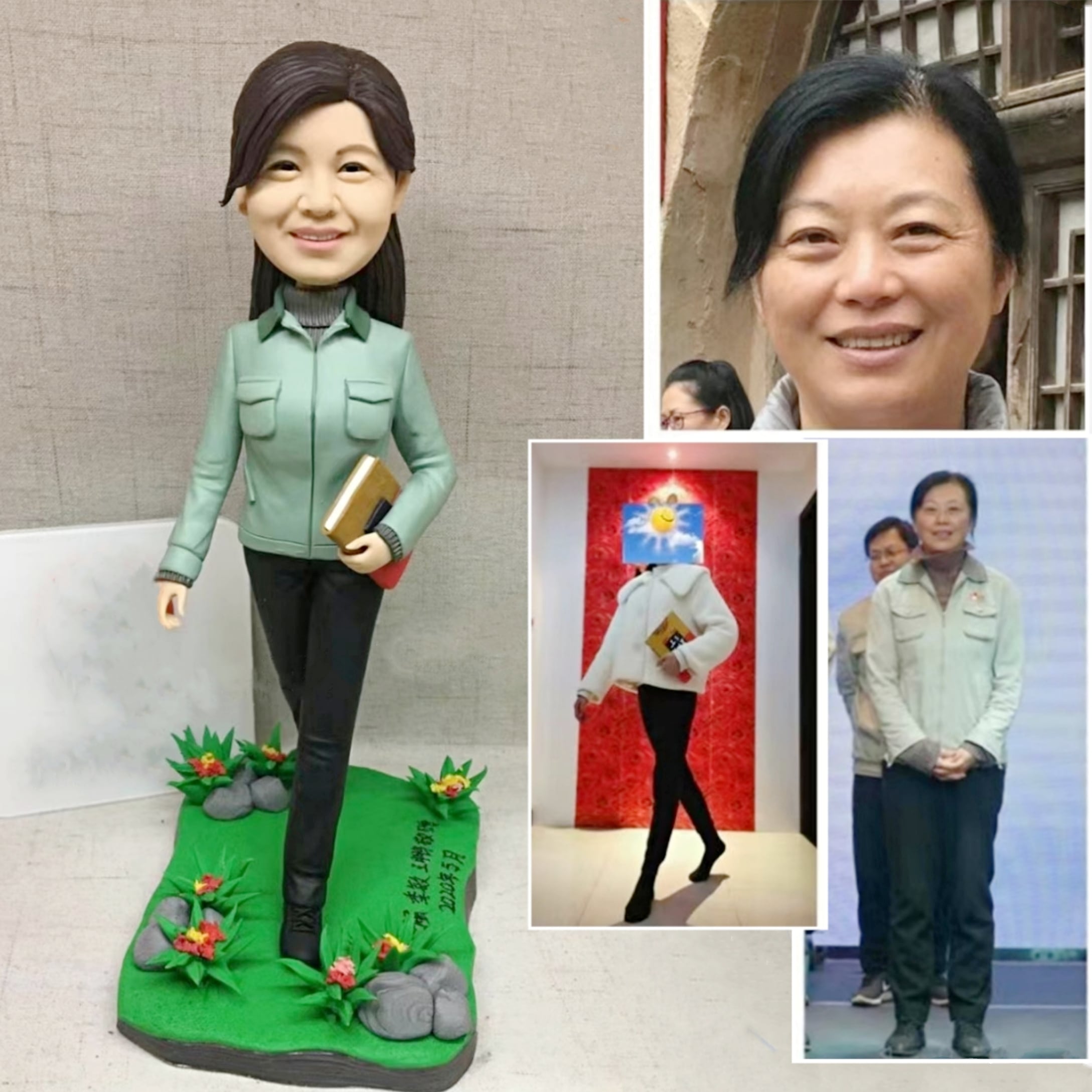 【オーダーメイド】3D肖像画 似顔絵 人形 フィギュア 彼氏 彼女 誕生日 ケーキトッパー 記念日 カップル 友達 プレゼント