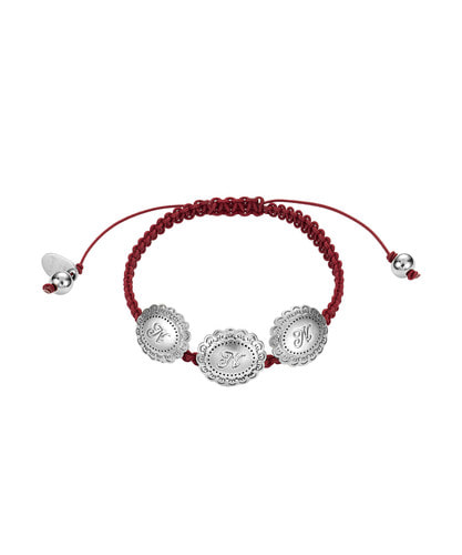 NFF trinity knot bracelet red トリニティノットブレスレット レッド 韓国アクセ
