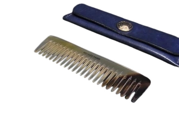 エルメス 櫛 コーム バッファローホーン - ナチュラル 整髪 身嗜み 高級 上品 ブランド おしゃれ かわいい メンズ レディース ユニセックス【本物保証】