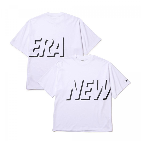 ニューエラ NEW ERA 半袖 オーバーサイズド パフォーマンス Tシャツ Shadow Wordmark ホワイト 14410153