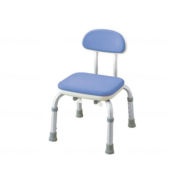 アロン化成 背付シャワーベンチミニS ブルー 536202 メーカー直送