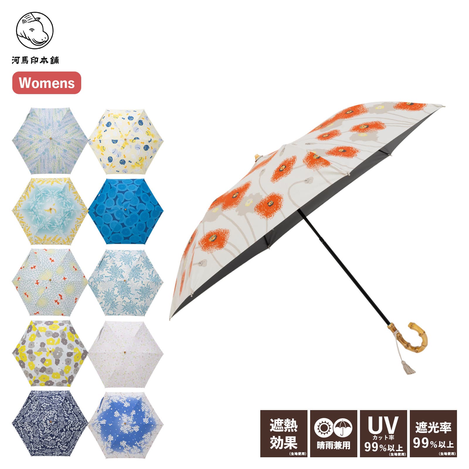 日傘 折りたたみ 遮光 遮熱 晴雨兼用 折り畳み傘 晴雨兼用日傘 2段 50cm ユニセックス メンズ レディース UV UPF50+ 撥水 軽量 手開き 和柄 小さめ コンパクト ミニ 通勤 通学