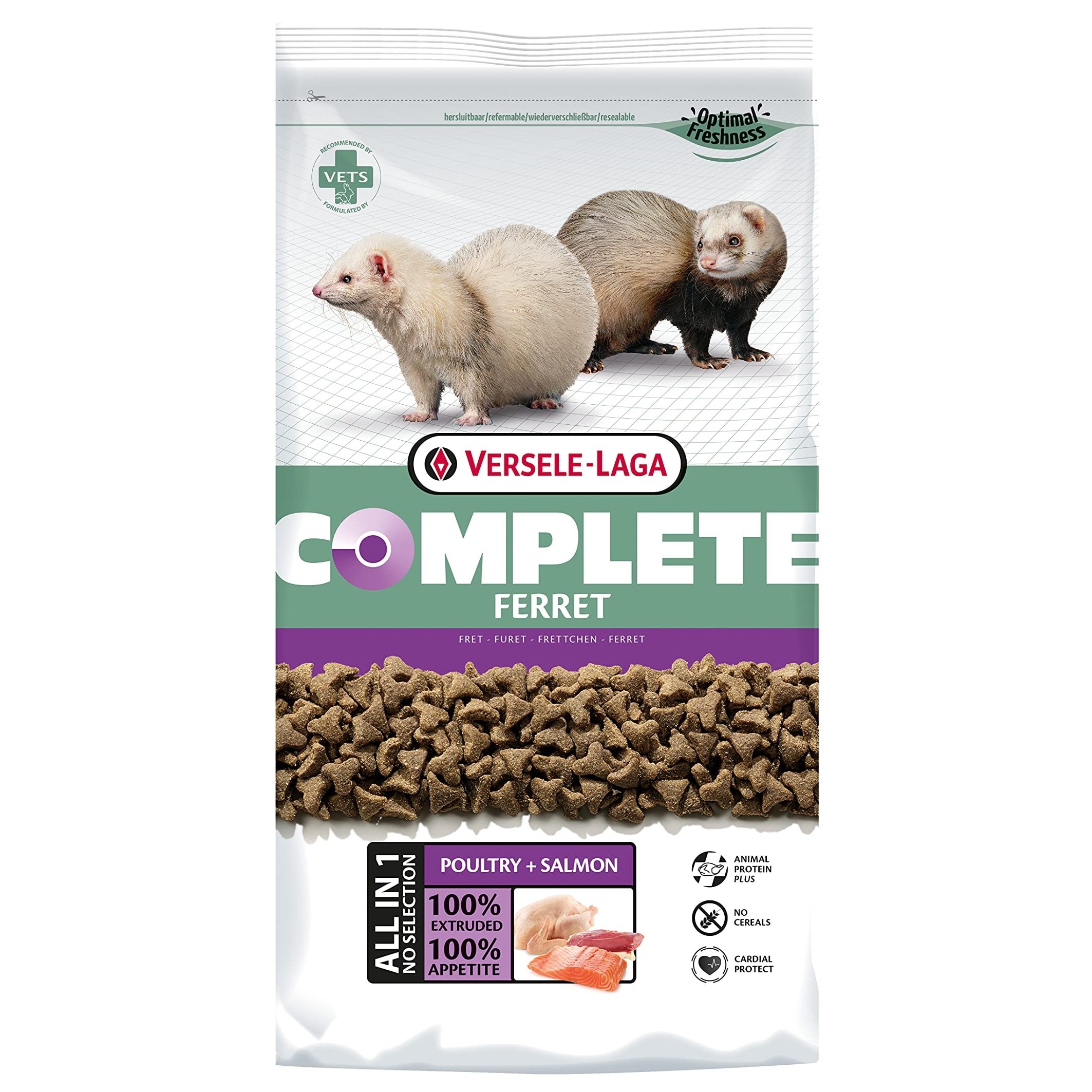 ヴァーセレ・ラガ コンプリートフェレット 完全栄養主食 鶏肉・サーモン入り 小動物用 2.5Kg 低アレルギー オールステージ 7,392円