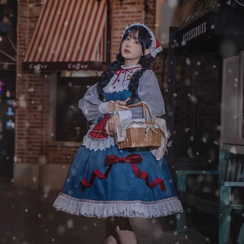 新作オリジナル高質ロリータワンピース可愛い 二次元かわいい新作公主 かわいい ロリ学園祭 A45